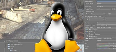 Itt a Unity fejlesztőkörnyezet Linux-on futó változata