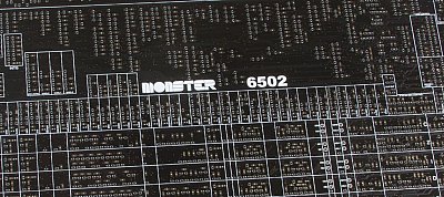 Kézzel építettek meg egy 6502-es mikroprocesszort